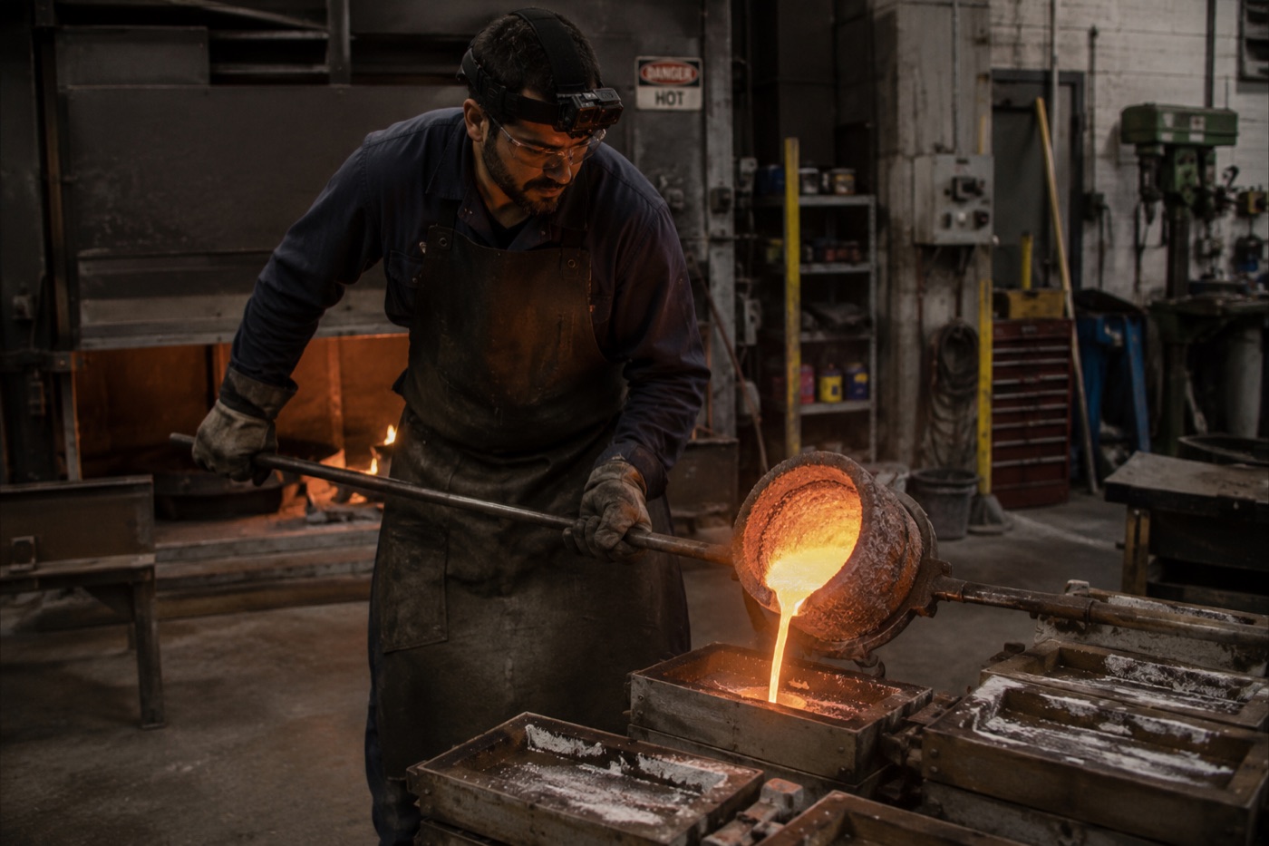 Foundry pour